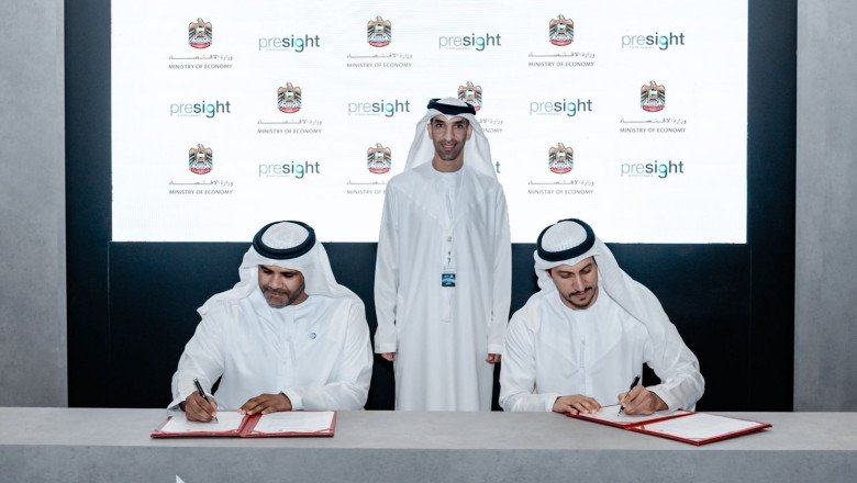 Ministry of Economy signs MoU with Presight to enhance UAE's attractiveness to FDI & support private sector partnership
