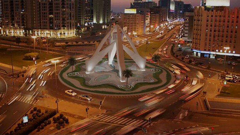 Dubai Municipality Starts Deira Clocktower Roundabout Restoration