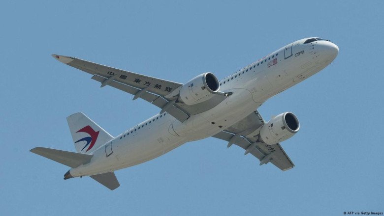 C919: Chinese-built passenger jet completes first flight