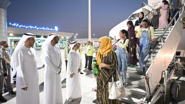 UAE receives 180 people from Sudan arriving on evacuation plane