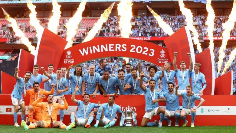 Manchester City crowned the FA Cup