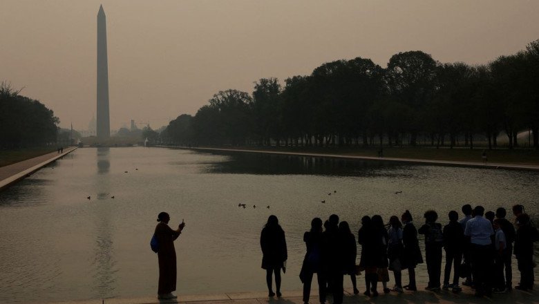US East Coast blanketed in veil of smoke from Canadian fires