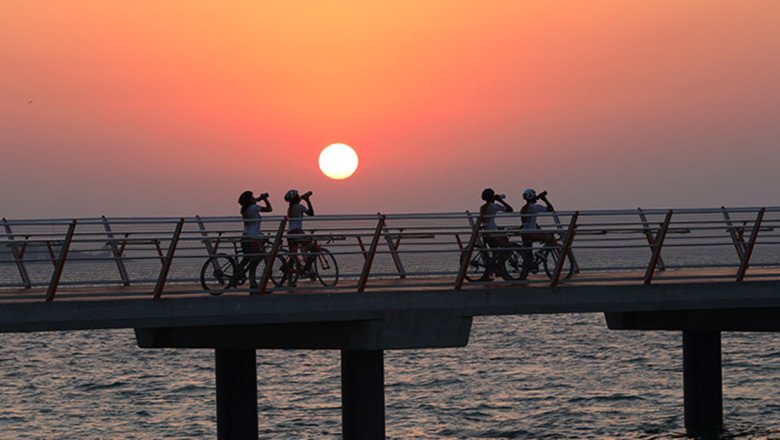 Hudayriyat Island announces a night ride this weekend