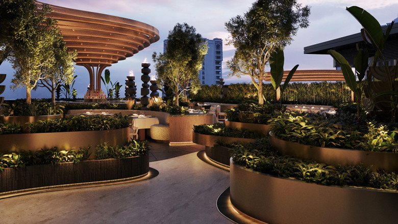 The Palm is getting a new dining destination called The St Regis Gardens