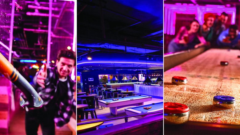 A new bar with crazy golf, axe throwing and karaoke is opening in Dubai