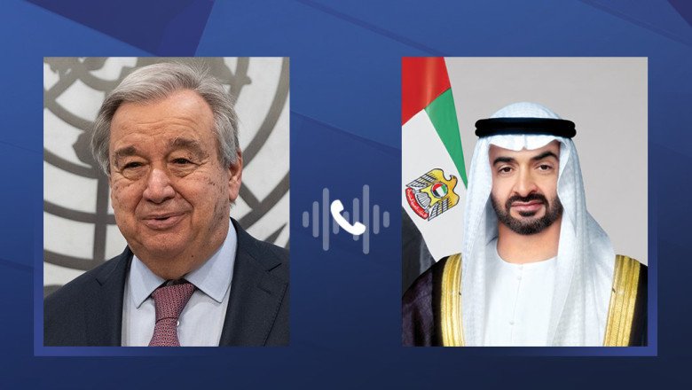 UAE President receives phone call from UN Secretary-General