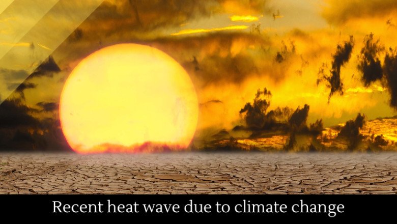 Recent heat wave due to climate change
