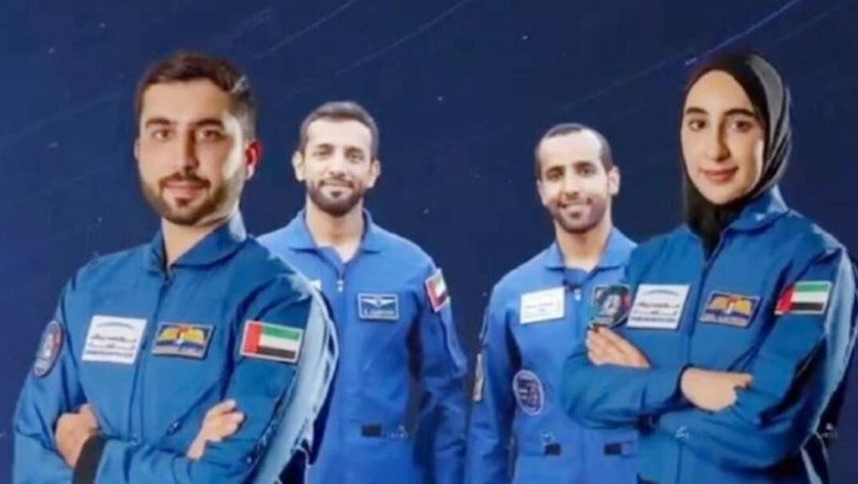 UAE astronauts undergo spacewalk training
