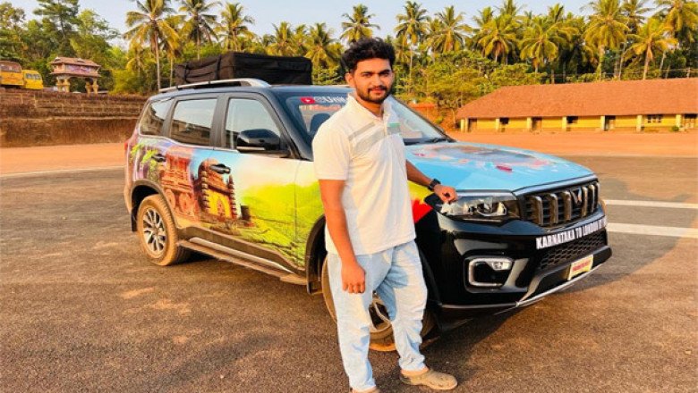Abu Dhabi: KCF felicitates Sinan for his ambitious journey promoting Karnataka’s culture, heritage