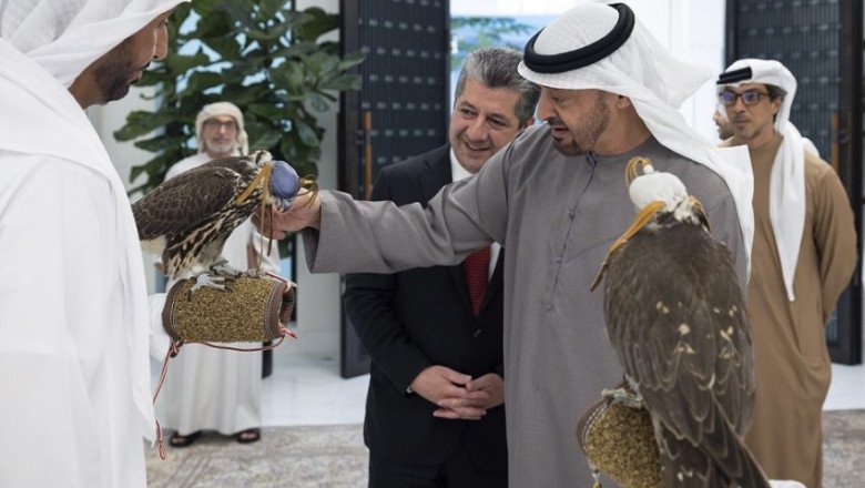 UAE’s President receives Iraqi Kurdistan’s PM in Abu Dhabi