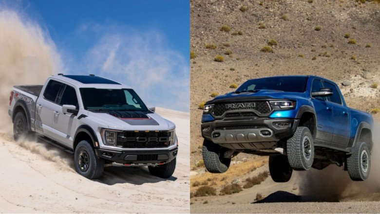 DubiCompare: Ford F-150 Raptor R v/s Ram TRX: The Battle Of The Predator & The Hellcat