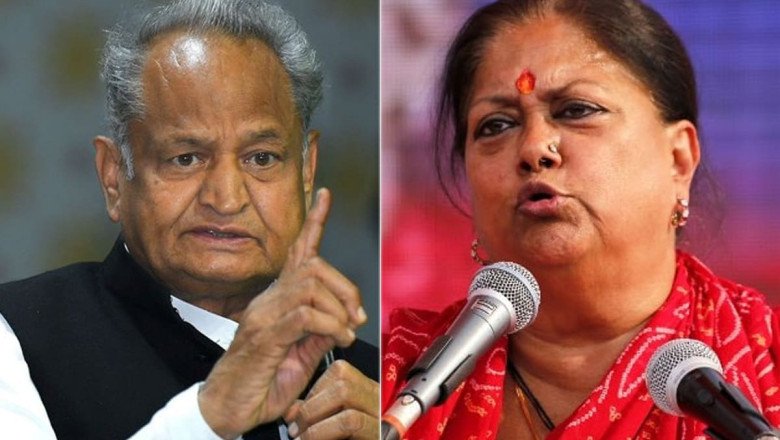 Raje wary of contesting against Gehlot