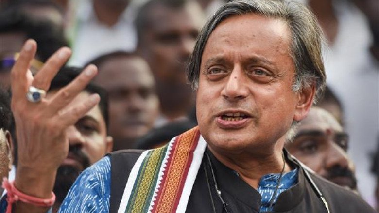 ‘Party picture’ with Mahua cheap politics: Tharoor