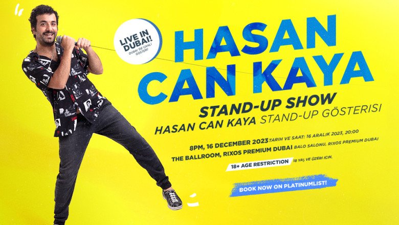 Turkish Comedy Sensation Hasan Can Kaya To Perform Stand-Up Show At Rixos Premium Dubai