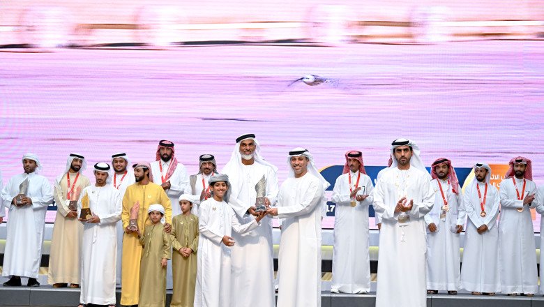 Ahmed Bin Mohammed Attends The Opening Of The Inaugural International Forum For Falconry Sports And Racing