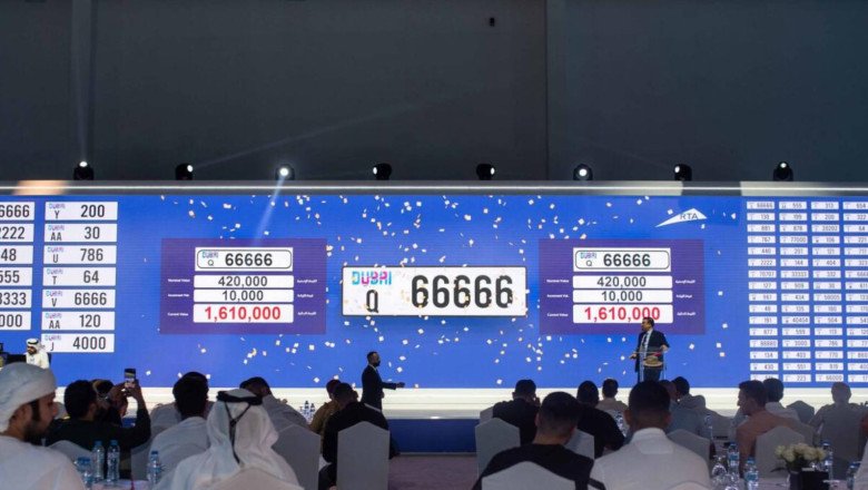 RTA Super Plates Auction In Dubai Raises Over AED 51 Million