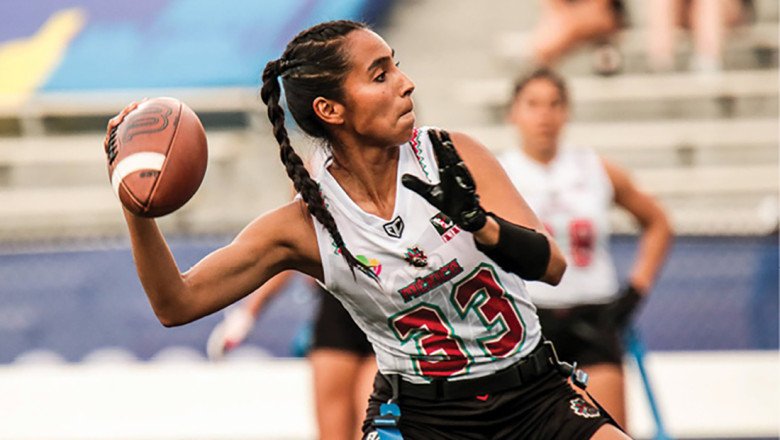 Athlete Diana Flores Empowers Millions of Young Girls Through Flag Football
