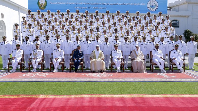 Hamdan Bin Mohammed Attends Graduation Ceremony Of The 24th Cohort Of The Rashid Bin Saeed Al Maktoum Naval College