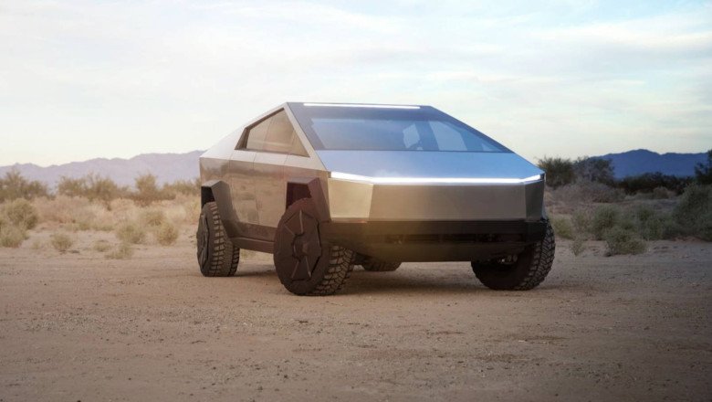Tesla Cybertruck Showcased At EVIS 2024: First Expo Appearance In The Middle East