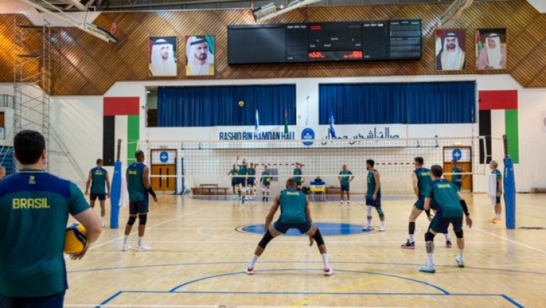 Dubai Hosts The Brazilian National Volleyball Team’s Preparations For Paris Olympics 2024