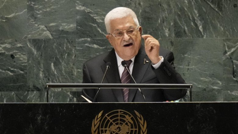 ‘Stop sending weapons to Israel,’ says Palestinian leader Abbas in UN speech