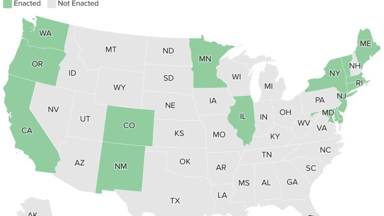 Map shows where effort to replace Electoral College stands