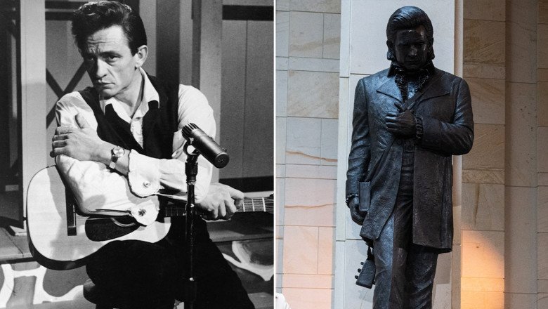 The Man In Black: Johnny Cash statue unveiled in the U.S. Capitol