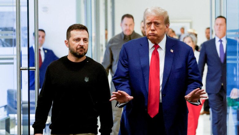 Trump, Zelenskyy meet ahead of a US election with high stakes for Ukraine