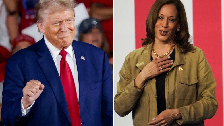 Trump closes in on Kamala Harris in Michigan and Wisconsin
