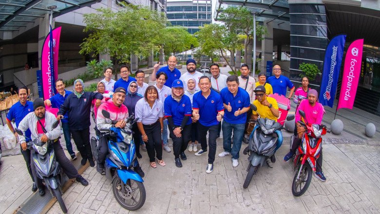 Appreciating Ramadhan Dedication: Hong Leong Islamic Bank Distributes 1,000 Food Packets to foodpanda Riders