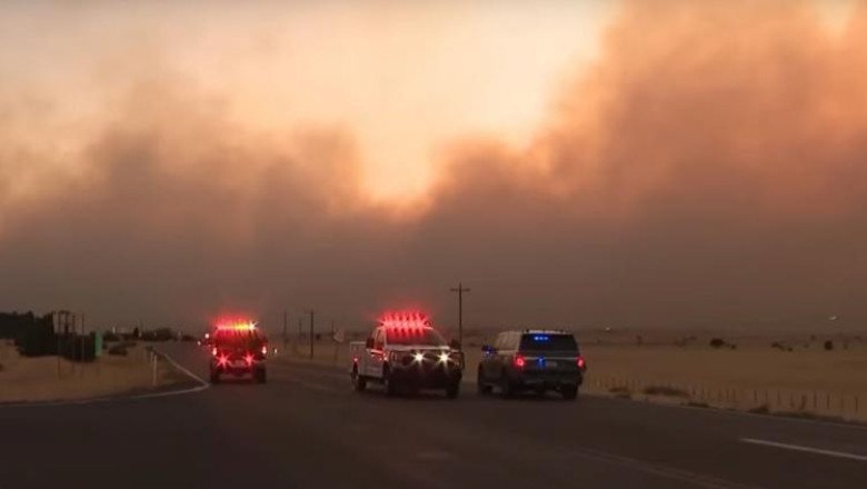 Evacuations and power outages near Greer amid forest fire