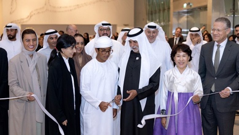 Sheikh Nahyan bin Mubarak Inaugurates ‘Layered Medium: We Are in Open Circuits’ – A Historic Collaboration Between Abu Dhabi Music & Arts Foundation and Seoul Museum of Art