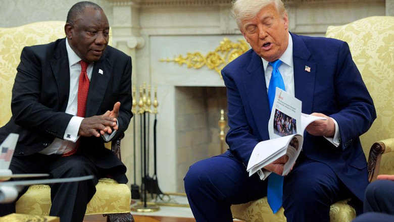 Trump Pushes False ‘White Genocide’ Claims in Tense Meeting With South African Leaders