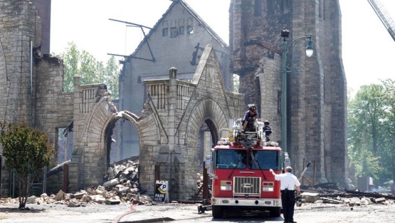 Fire that destroyed historic Clayborn Temple in Memphis was intentionally set, investigators say