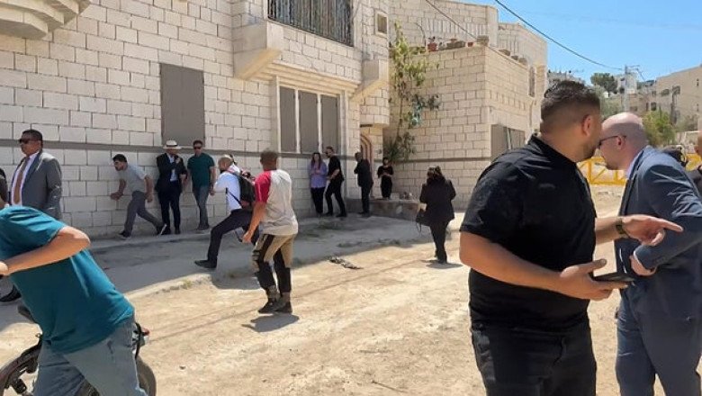 Israel condemned over troops in occupied West Bank firing “warning shots” near visiting diplomats