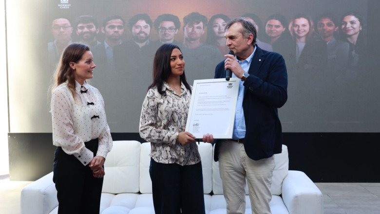 Rouda Al Serkal makes UAE history with debut at Norway Chess in open category