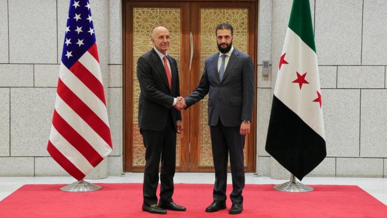 In Damascus, US envoy inks $7 billion energy deal, calls for Israel-Syria peace pact