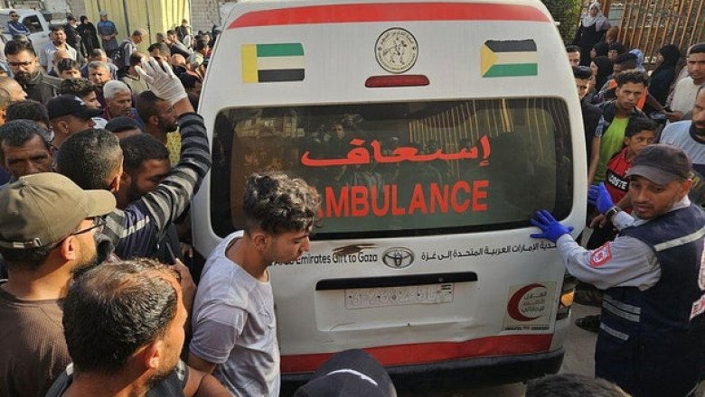 Attack near aid delivery point killed more than 30 people, Gaza health officials say as truce talks falter
