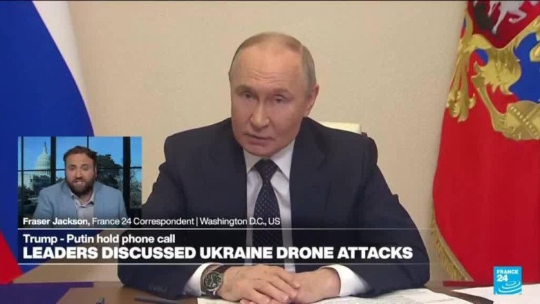Trump says Putin told him that Russia will respond to Ukrainian attack on airfields