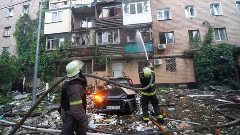 3 dead, 21 injured in Russian drone and missile attacks on Kharkiv