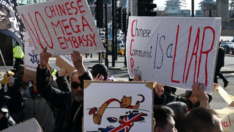 Minister dismisses US misgivings over Chinese ‘super embassy’ in London – as Tories warn of ‘espionage base’ | Politics News