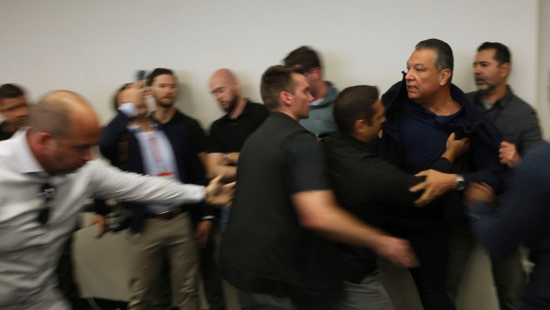 Senator Alex Padilla Forcibly Removed From Kristi Noem Event in L.A., Slammed to Ground and Handcuffed