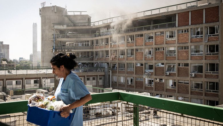 Israeli Hospital Damaged by Iranian Airstrike as Missile Exchange Continues