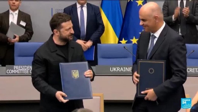 Zelensky, Europe rights body sign accord for Ukraine war tribunal
