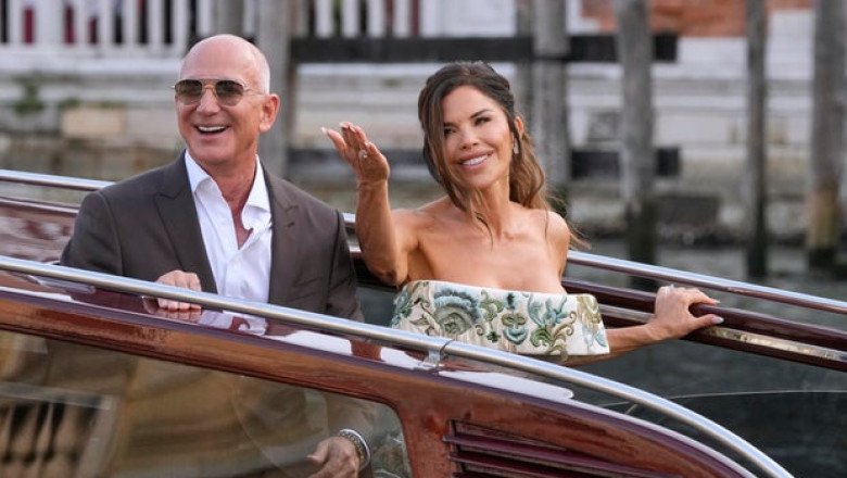 Jeff Bezos and Lauren Sánchez’s wedding draws celebrity crowd to Venice. See the photos.