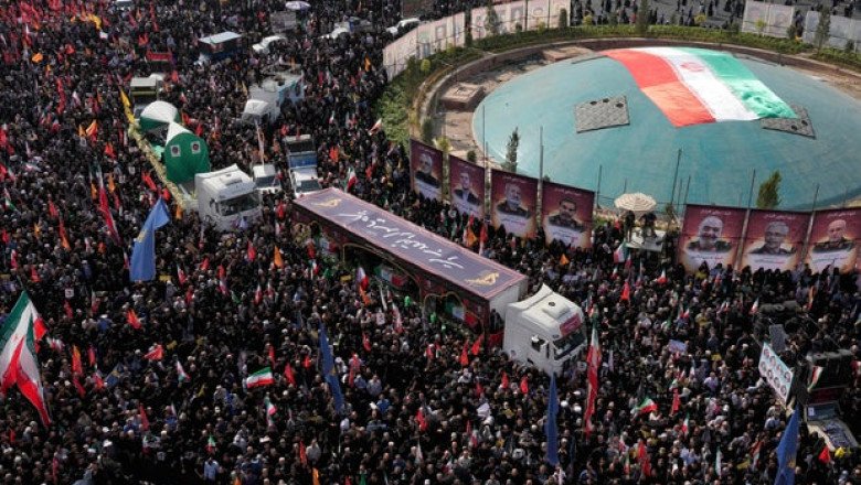 Iran holds first state funerals for military leaders, nuclear scientists killed in Israeli strikes