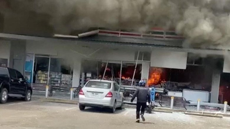 Thailand and Cambodia forces clash along border, with Thai jets bombing purported military sites