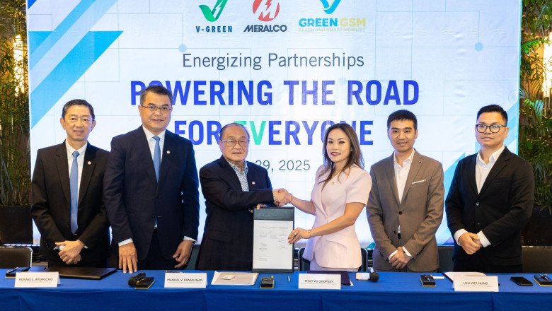 V-GREEN and GSM Philippines sign strategic partnership with MERALCO to promote EV infrastructure development in the Philippines