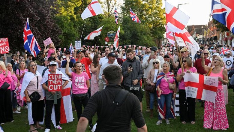 Asylum hotel protests expected to swell this weekend – as Farage unveils ‘mass deportation’ plan | UK News