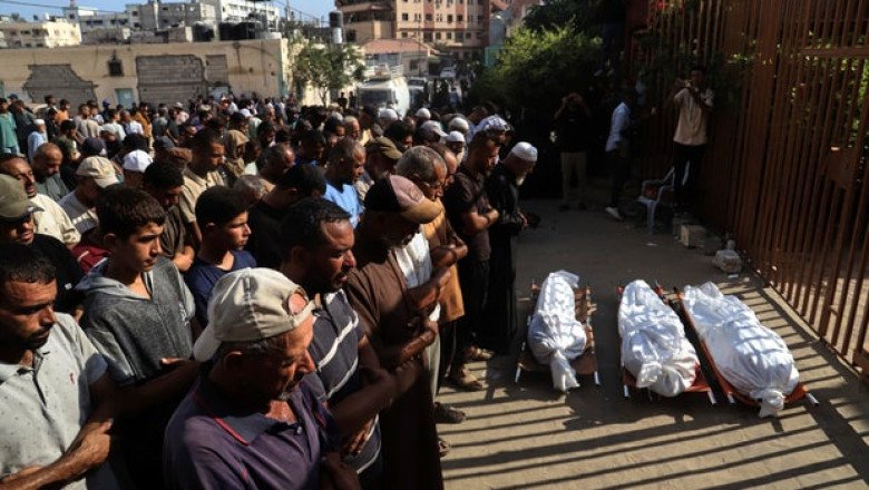 New Israeli strikes around Gaza kill at least 33 as famine announcement raises pressure